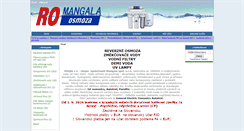 Desktop Screenshot of mangala.cz